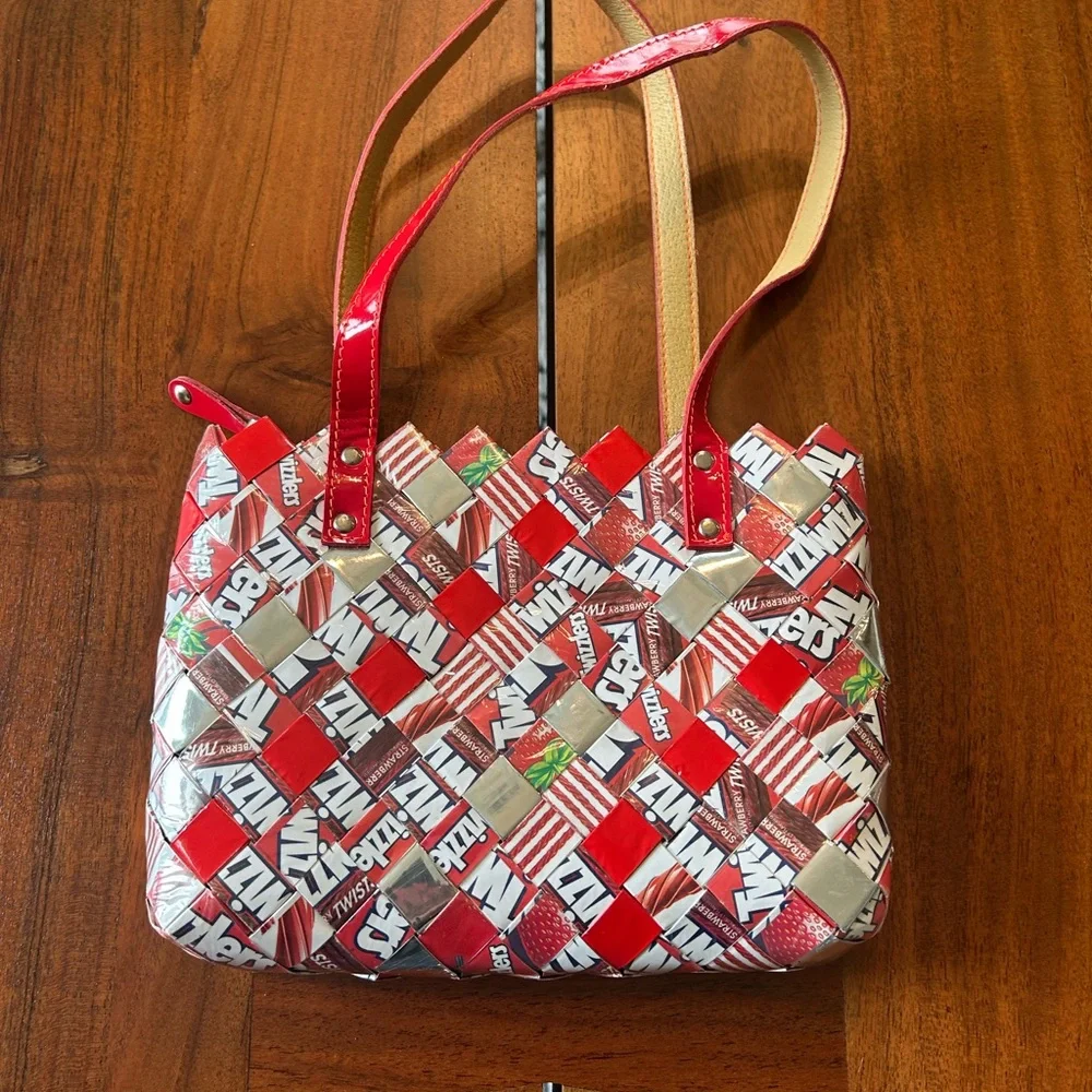 Nahui Ollin Red Twizzler bag